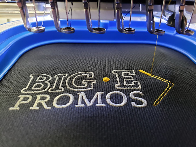 Custom embroidery work by Big E Promos